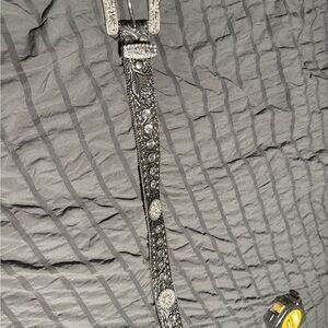 Vintage Black Embellished Belt